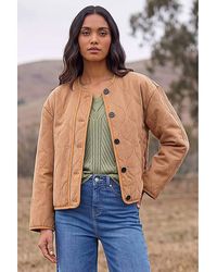 Roman - Roman Cotton Twill Quilted Jacket - Lyst