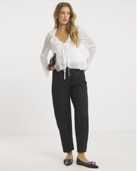 Simply Be - Tailored Barrel Leg Trouser - Lyst