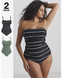 MAGISCULPT - 2 Pack Bandeau Swimsuits - Lyst