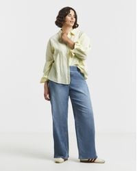 Simply Be - Wide Leg Pull On Jegging - Lyst