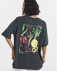 Simply Be - Vegetable Oversized Graphic T-Shirt - Lyst