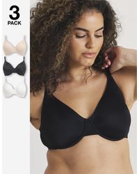 Pretty Secrets - 3 Pack Claire Micro Full Cup Wired Bras - Lyst