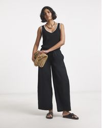 Simply Be - Cotton Barrel Trouser - Lyst