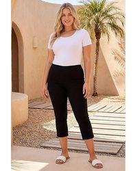 Roman Curve - Cropped Stretch Trouser - Lyst