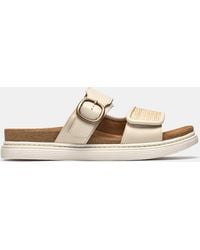 Clarks - Arwell Leather Sandal E Fit - Lyst