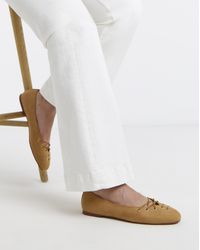 Simply Be - Lace Front Ballerinas Wide Fit - Lyst