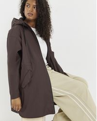 Simply Be - Longline Coated Raincoat - Lyst