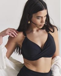 MAGISCULPT - Twist Front Wired Bikini Top - Lyst