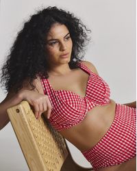 MAGISCULPT - Gingham Underwired Bikini Top - Lyst