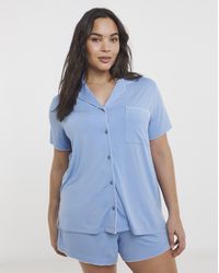 Figleaves - Picot Trim Pyjama Set - Lyst