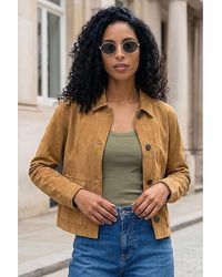 Roman - Roman Faux Suede Pocket Jacket - Lyst