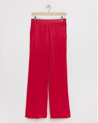 Joanna Hope - Satin Wide Leg Trousers - Lyst