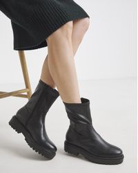 Simply Be - Chunky Ankle Boot Extra Wide - Lyst