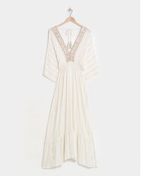 MAGISCULPT - Lurex Maxi Beach Kaftan - Lyst