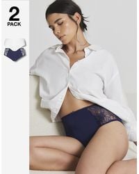 Pretty Secrets - 2 Pack Ella Lace Briefs - Lyst