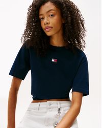 Tommy Hilfiger - Boxy Badge Tee - Lyst
