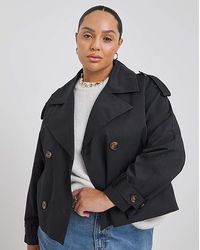 Simply Be - Cropped Trench - Lyst