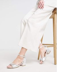 JD Williams - Diamante Two Part Heel Ex Wide - Lyst