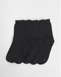 Pretty Secrets - 5 Pack Super Value Ankle Socks - Lyst