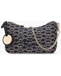Emporio Armani - Canvas Jacquard Baguette - Lyst