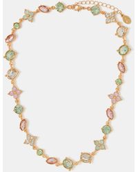 Accessorize - Flower Chain Necklace - Lyst