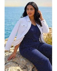 Roman Curve - Cotton Denim Jacket - Lyst