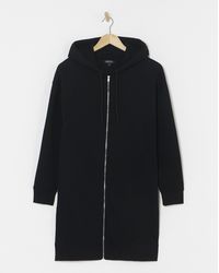 Simply Be - Basic Zip Longline Tunic Hoodie - Lyst