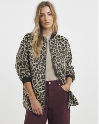 Simply Be - Soft Zip Bomber Jacket - Lyst