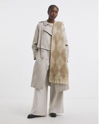 JD Williams - Argyle Blanket Scarf - Lyst