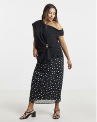 Simply Be - Chiffon Maxi Skirt - Lyst