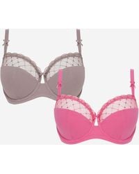 Pretty Secrets - 2 Pack Rachel Everyday Balcony Bras - Lyst