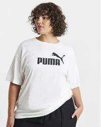 PUMA - Essentials No.1 Logo Relaxed Tee - Lyst