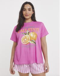 Simply Be - Fruit Print Shortie Set - Lyst