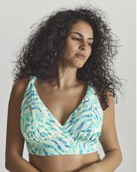 MAGISCULPT - Plunge Bikini Top - Lyst