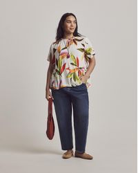 Julipa - Printed Crinkle Blouse - Lyst