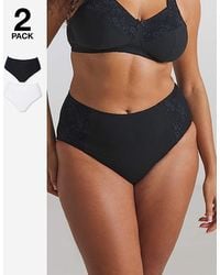 Pretty Secrets - New Sarah 2 Pack Full Fit Knickers - Lyst