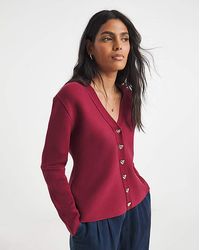 Simply Be - Cinched Waist Compact Cardigan - Lyst