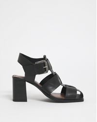 Simply Be - Fisherman Block Heeled Shoes Wide - Lyst