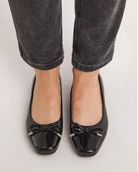 Simply Be - Square Toe Ballerina Shoes Ex Wide Fit - Lyst