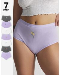 Pretty Secrets - 7 Pack Full Fit Brief - Lyst