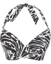JD Williams - Marble Mix And Match Bikini Top - Lyst