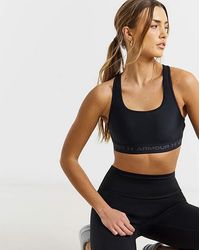 Under Armour - Crossback Mid Support Bra - Lyst