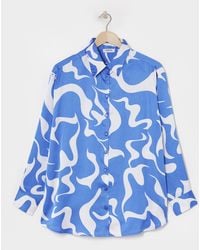 Simply Be - Relaxed Satin Shirt - Lyst