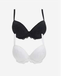Pretty Secrets - 2 Pack Lifting Plunge Bras - Lyst