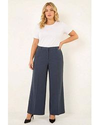 Roman Curve - Wide Leg Tailored Trouser - Lyst