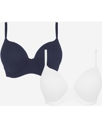 Pretty Secrets - 2 Pack Feather Touch T-Shirt Bras - Lyst