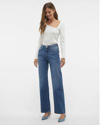 Vero Moda - Tessa High Rise Wide Leg Jean - Lyst