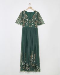Maya Curve - Maya Embellished Maxi Dress - Lyst