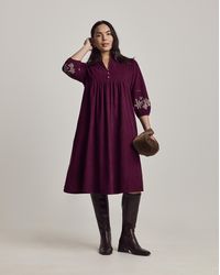 Julipa - Petite Cord Midi Dress - Lyst