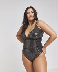 Simply Be - Tummy Control Swimsuit - Lyst